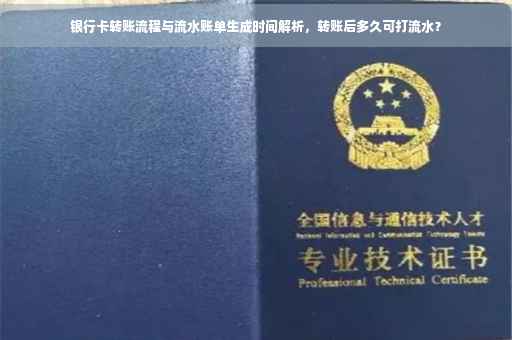 银行卡转账流程与流水账单生成时间解析，转账后多久可打流水？