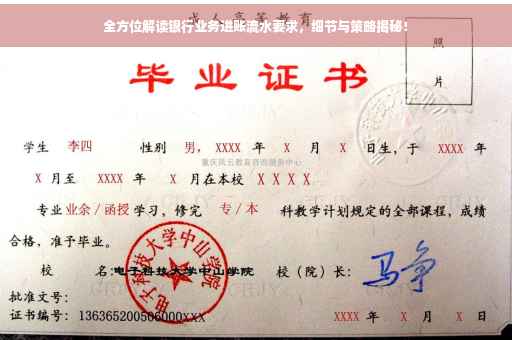 全方位解读银行业务进账流水要求，细节与策略揭秘！