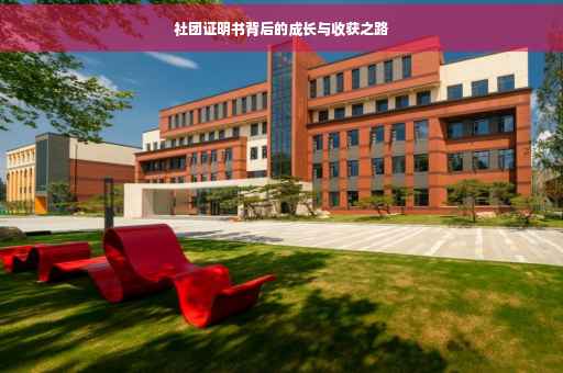 社团证明书背后的成长与收获之路