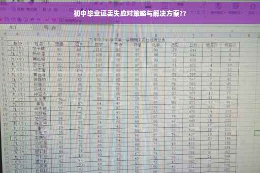 初中毕业证丢失应对策略与解决方案??