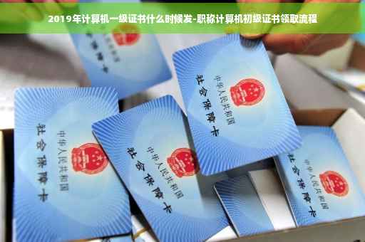 2019年计算机一级证书什么时候发-职称计算机初级证书领取流程