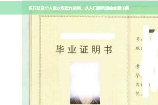 银行贷款个人流水账操作指南，从入门到精通的全面详解