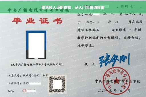 股票收入证明详解，从入门到精通指南