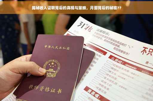 揭秘收入证明背后的真相与策略，月薪背后的秘密??