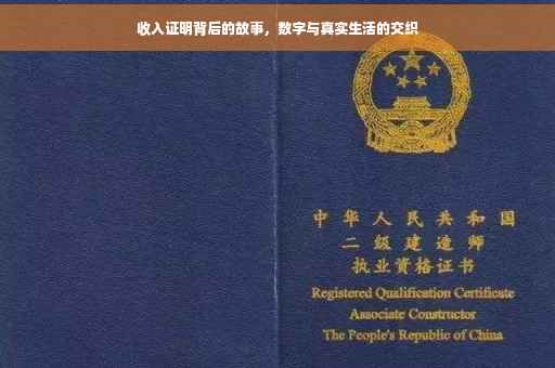 收入证明背后的故事，数字与真实生活的交织
