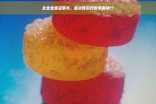 企业业绩证明书，成功背后的故事揭秘??