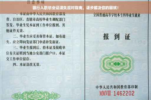 银行入职毕业证遗失应对指南，逐步解决你的困扰！