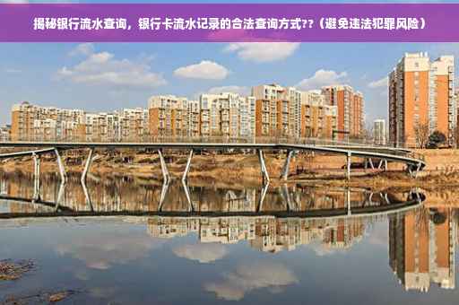揭秘银行流水查询，银行卡流水记录的合法查询方式??（避免违法犯罪风险）