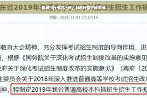 揭秘银行卡流水账，洞悉日常金融奥秘