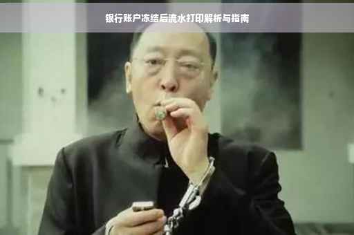 银行账户冻结后流水打印解析与指南