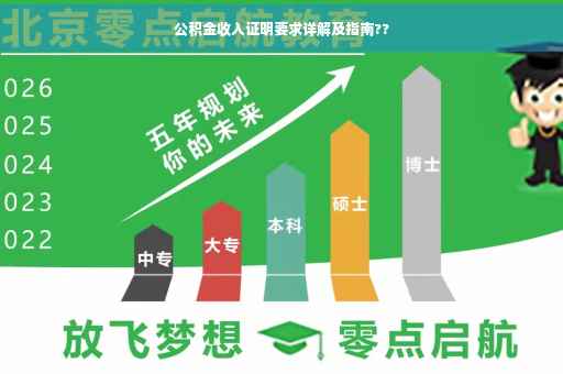 公积金收入证明要求详解及指南??