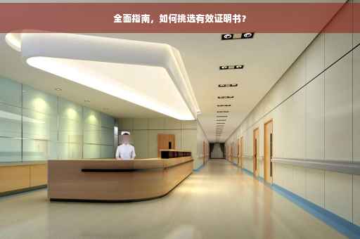 全面指南，如何挑选有效证明书？