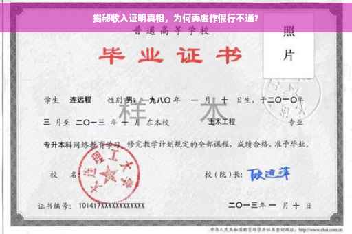 揭秘收入证明真相，为何弄虚作假行不通？