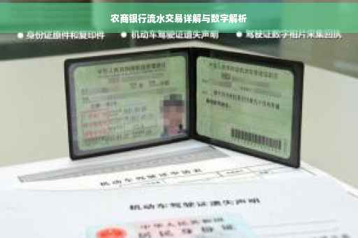 农商银行流水交易详解与数字解析