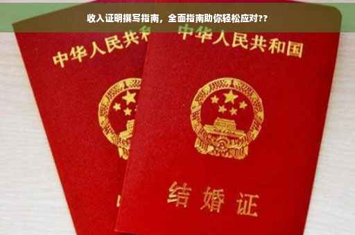 收入证明撰写指南，全面指南助你轻松应对??