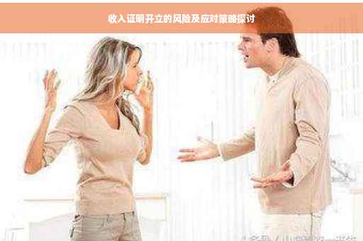 收入证明开立的风险及应对策略探讨
