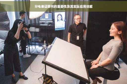 分电表证明书的重要性及其实际应用详解