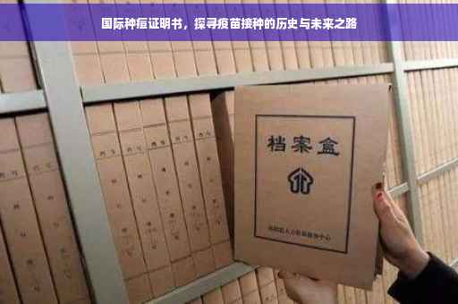 国际种痘证明书，探寻疫苗接种的历史与未来之路