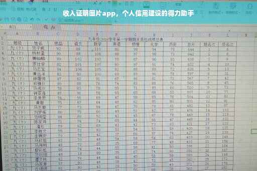 收入证明图片app，个人信用建设的得力助手