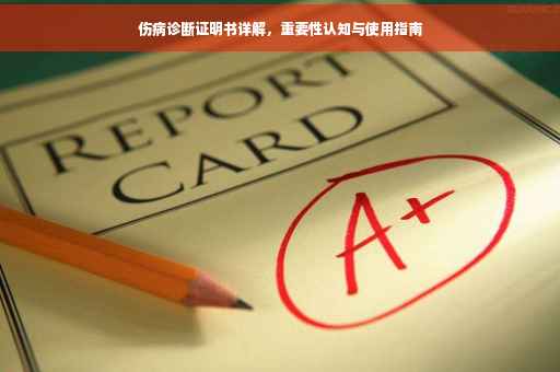 伤病诊断证明书详解，重要性认知与使用指南