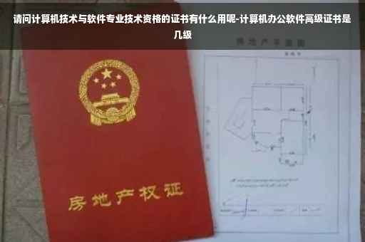 请问计算机技术与软件专业技术资格的证书有什么用呢-计算机办公软件高级证书是几级
