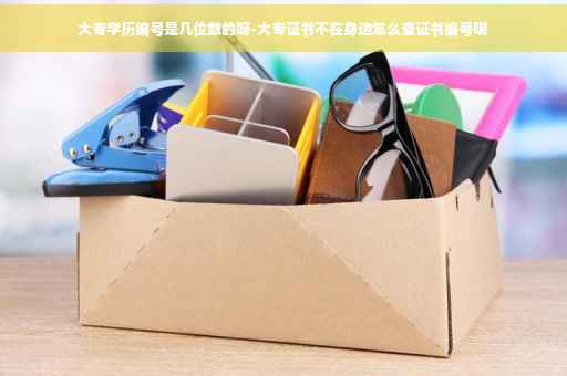 大专学历编号是几位数的呀-大专证书不在身边怎么查证书编号呢