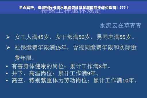 全面解析，查询银行卡流水追踪欠款资金流向的步骤和指南！???✨