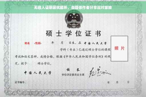 无收入证明困扰解析，自媒体作者分享应对策略