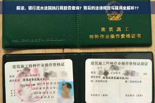 解读，银行流水法院执行局能否查询？背后的法律规定与程序全解析??