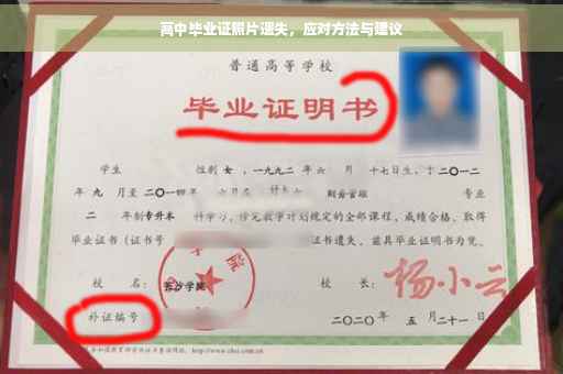 高中毕业证照片遗失，应对方法与建议