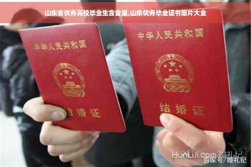 山东省优秀高校毕业生含金量,山东优秀毕业证书图片大全