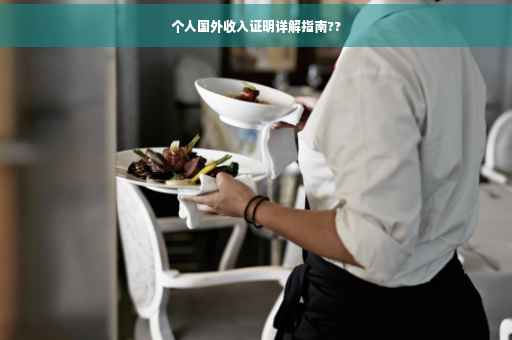 个人国外收入证明详解指南??