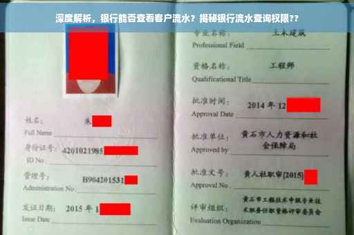 深度解析，银行能否查看客户流水？揭秘银行流水查询权限??