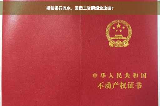 揭秘银行流水，洞悉工资明细全攻略?