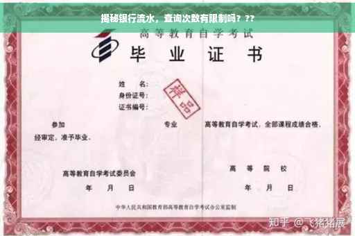 揭秘银行流水，查询次数有限制吗？??