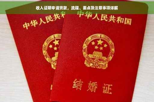 收入证明申请贷款，流程、要点及注意事项详解