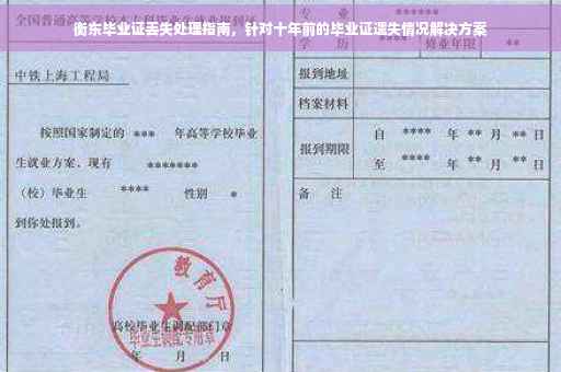 衡东毕业证丢失处理指南，针对十年前的毕业证遗失情况解决方案