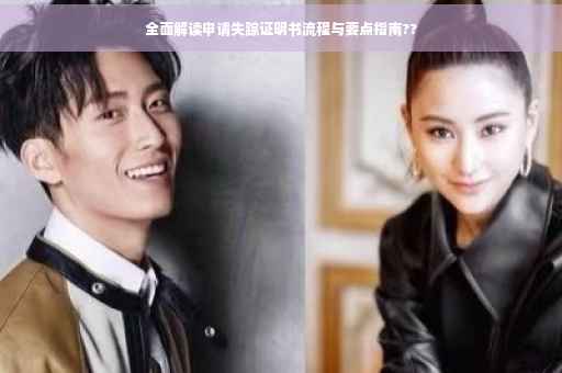 全面解读申请失踪证明书流程与要点指南??