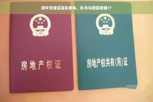 初中毕业证丢失多年，补办与找回攻略??