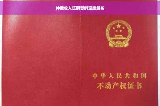 仲裁收入证明案例深度解析