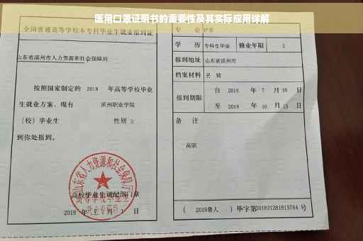 医用口罩证明书的重要性及其实际应用详解