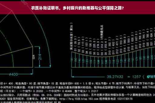 农民补贴证明书，乡村振兴的助推器与公平保障之路?