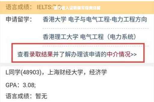 银行收入证明撰写指南详解