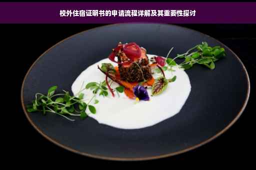校外住宿证明书的申请流程详解及其重要性探讨