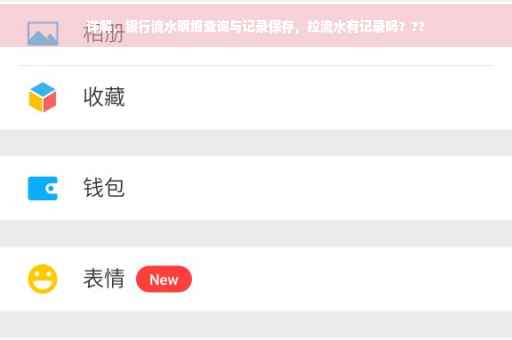 详解，银行流水明细查询与记录保存，拉流水有记录吗？??