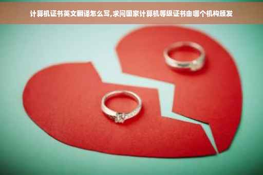 计算机证书英文翻译怎么写,求问国家计算机等级证书由哪个机构颁发
