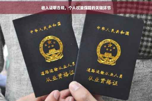 收入证明合规，个人权益保障的关键环节
