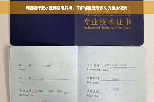 网银银行流水查询期限解析，了解你能查看多久的流水记录！