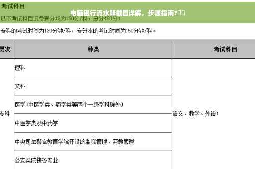 电脑银行流水账截图详解，步骤指南?⚡️