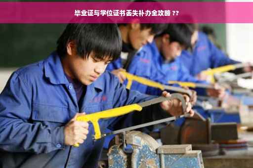 毕业证与学位证书丢失补办全攻略 ??